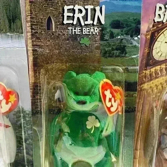 Mcdonalds Ty Beanie Babies Lot of 4 with very Rare Box and Tush Tag Errors Set - Picture 4 of 11